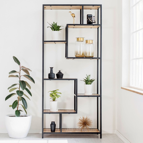 Avoca Mango Wood Shelving Unit Temple Webster